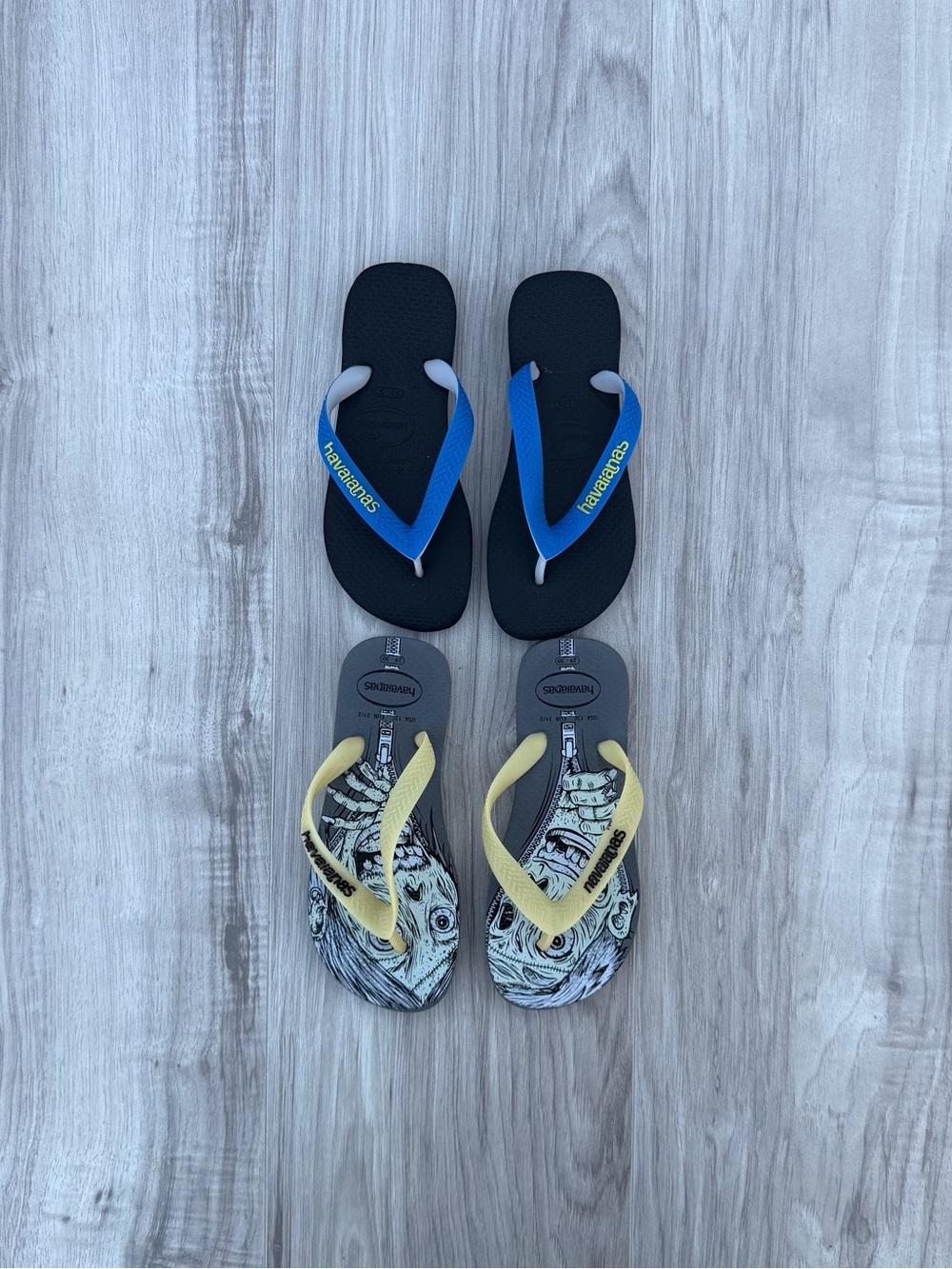 Havaianas Kids Flip Flops - Two Pairs